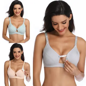 

Maternity Bras Nursing Bra Cotton Front Button Bra For Pregnant Women Breast Feeding Underwear Breastfeeding Clothes