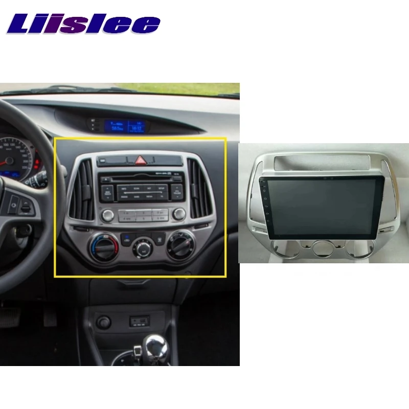 Для HYUNDAI I20 2008~ LiisLee Автомобильный мультимедийный gps аудио Hi-Fi беспроводной CarPlay Радио Стерео 10,25 дюймов экран навигация NAVI