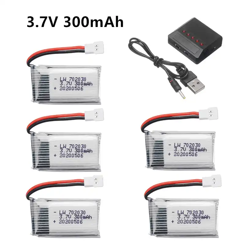 3.7V 300mAH Lipo Battery For Syma X11C Udi U816 U830 F180 E55 FQ777 Hubsan H107