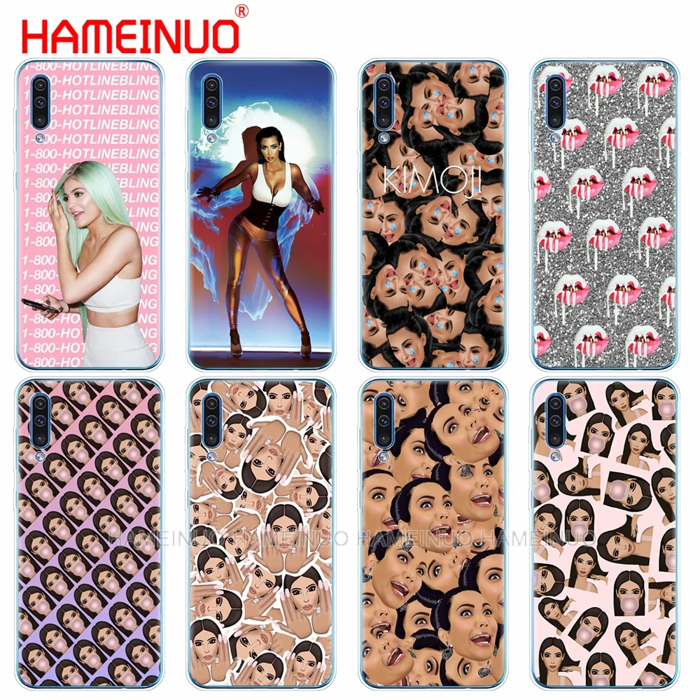 

silicon phone cover case for Samsung Galaxy S10 E PLUS A10 A20 A30 A40 A50 A70 A10E A20E M20 kim kardashian kimoji KYLIE JENNER