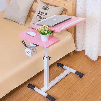 

Adjustable Computer Desk Bed Learning Household Computer Table Laptop Desk for Home Office Use folding mobile bedside table