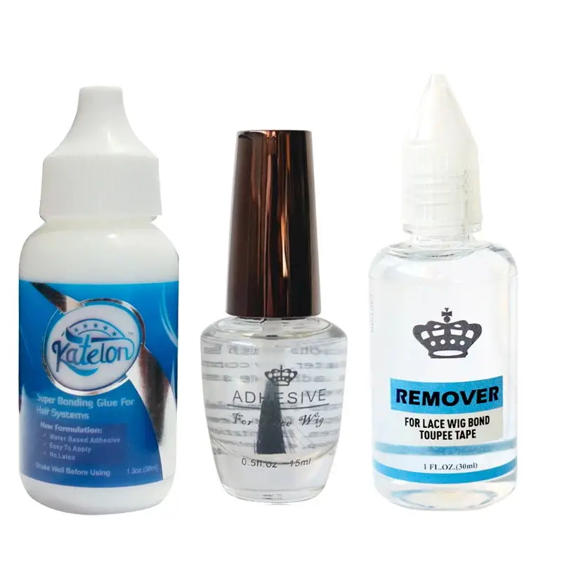 Wig Glue Lace Glue Wig Adhesive for Wig Toupee Frontal Lace Wig Bonding and Glue Remover for Wig