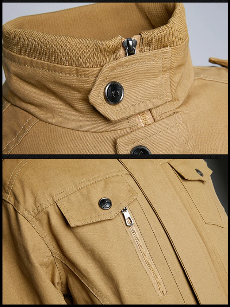 Mege Tactical Military Jacket Coat Cotton Working Army Men's Pilot Jacket Air Force Autumn Casual Cargo Jaqueta Dropshipping