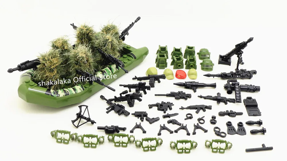 6 шт. Ghillie костюм военный камуфляж армия спецназ Солдат ОМОН DIY строительные блоки