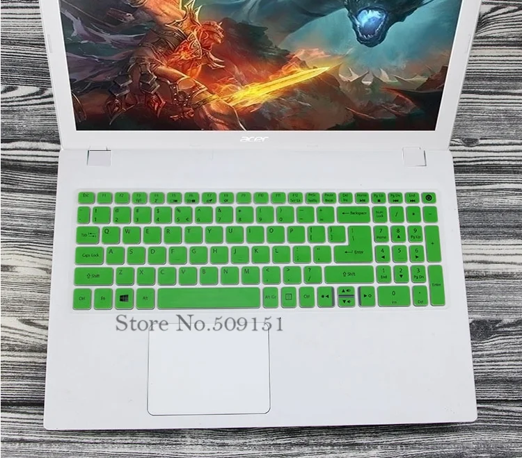 15,6 дюйм чехол для клавиатуры Защитная крышка для acer Aspire 5 A315-41G a315-51G Aspire 3 A315-21 A315-31 A315-41 A315-51 A315-51G - Цвет: Green