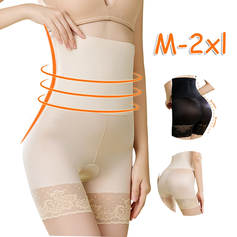 

Women Push-up Panties Binders And Shapers Slimming Belly Underwear High Waist With Postpartum Tummy Lingerie Lace Sexy Panties