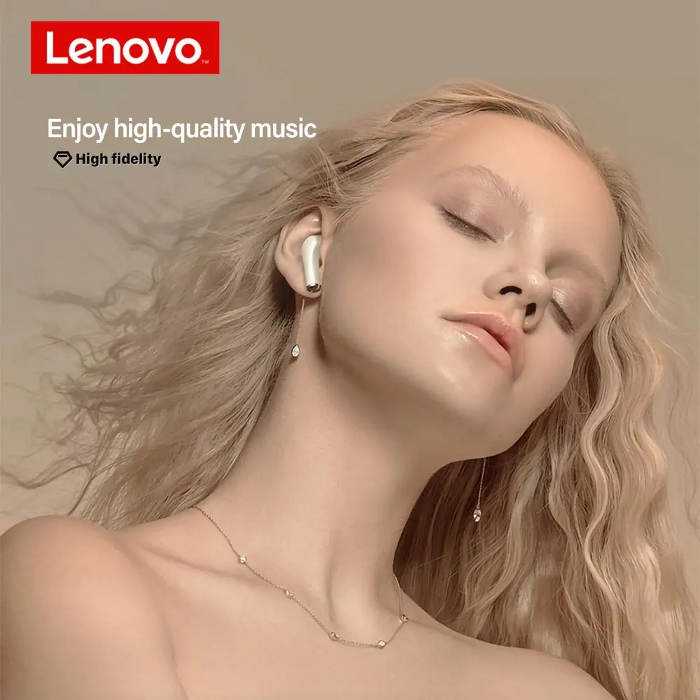 Оригинальные беспроводные Bluetooth наушники Lenovo LP1S TWS Спортивная гарнитура стерео