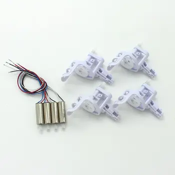 

2 Pairs Drone Engine Motors with 4pcs Motor Base Cover for SYMA X5C X5C-1 X5 RC Quadcopter Accessories