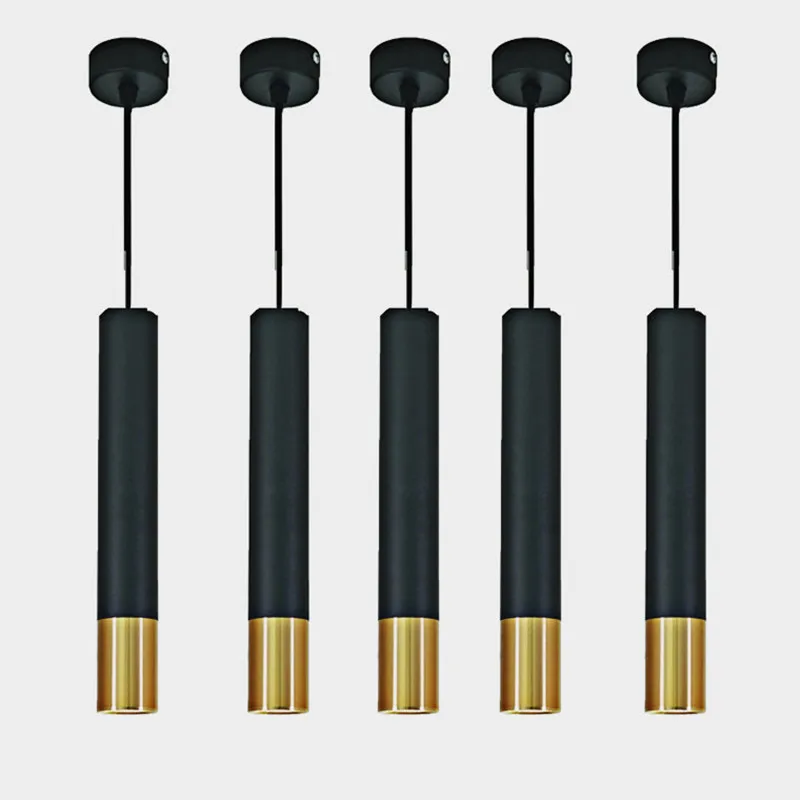  Dimmable LED Pendant Lamp Long Tube lamp Kitchen Island Dining Room Shop Bar Decoration Cylinder Pi - 4000090958690