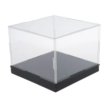 

Clear Acrylic Display Box Large Dustproof Doll Show Case 16x12x12inches