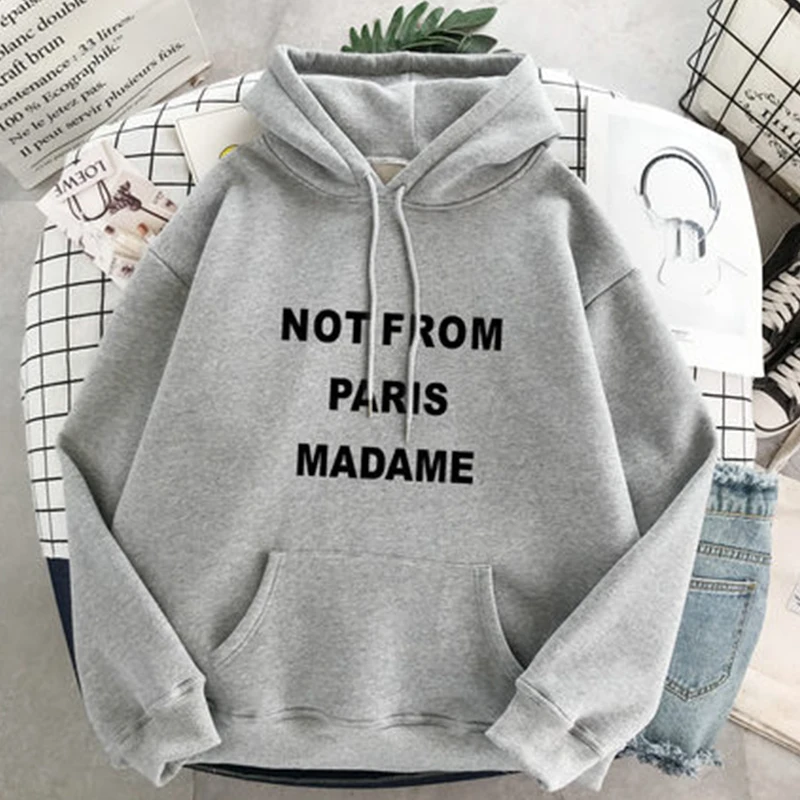 loose hooded clothes tide ins super fire clothes female autumn and winter new plus velvet long sleeve thick coat jacket size top