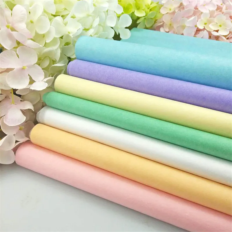 10 Pieces 50*66 Cm Tissue Paper DIY Handmade Craft Paper Flowers Gift Packing Wedding Festive Party Home Decoration Supplies