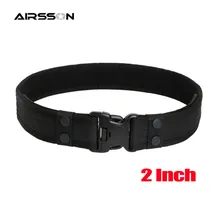 Боевой 2 дюймов тактический военный Регулируемый спортивный поясом с Пластик уличные сапожки с застежкой-липучкой Охотничий пояс