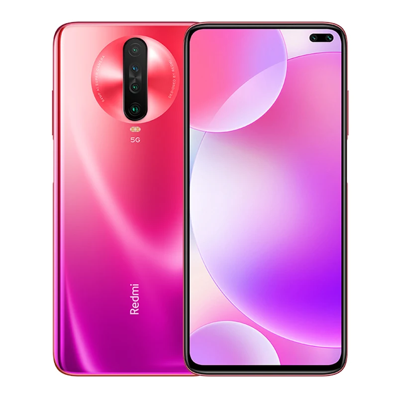 Red Pre-saleXiaomi Redmi K30 5G 6GB 128GB Смартфон Snapdragon 765G Восьмиядерный 64 мп четырехъядерный камера 120 Гц жидкий дисплей 4500 мАч - Цвет: Red
