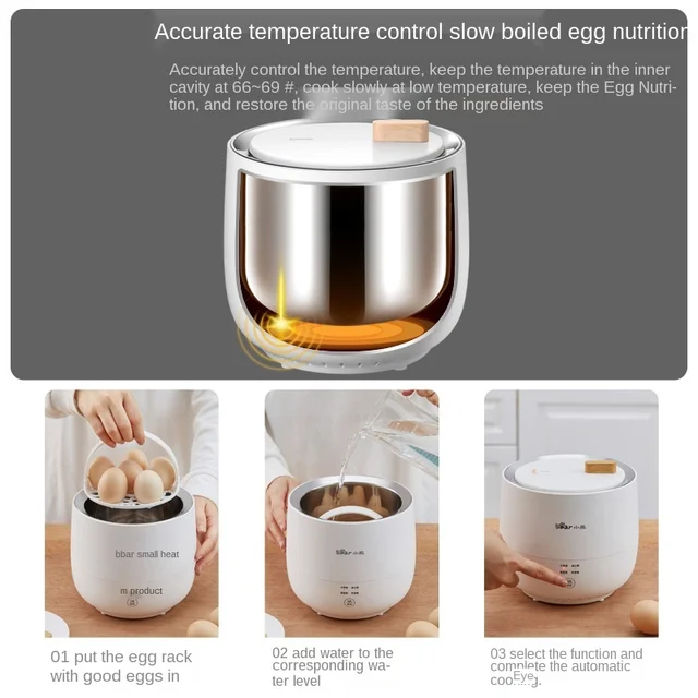 Tojáskazán Párolt Tojás Fantasztikus Termék Automatikus Kikapcsolás Háztartási Konyha Kis Készülékek Reggelizőgép Forró Rugó - Image 5