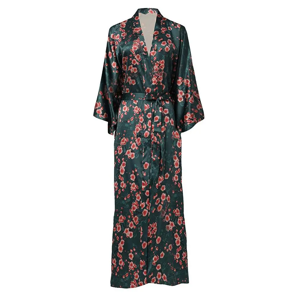 Новая летняя женская одежда для сна размера плюс 3XL 4XL, женская сексуальная ночная рубашка с коротким рукавом, ночная рубашка из вискозы, длинное платье с v-образным вырезом - Цвет: Print 1