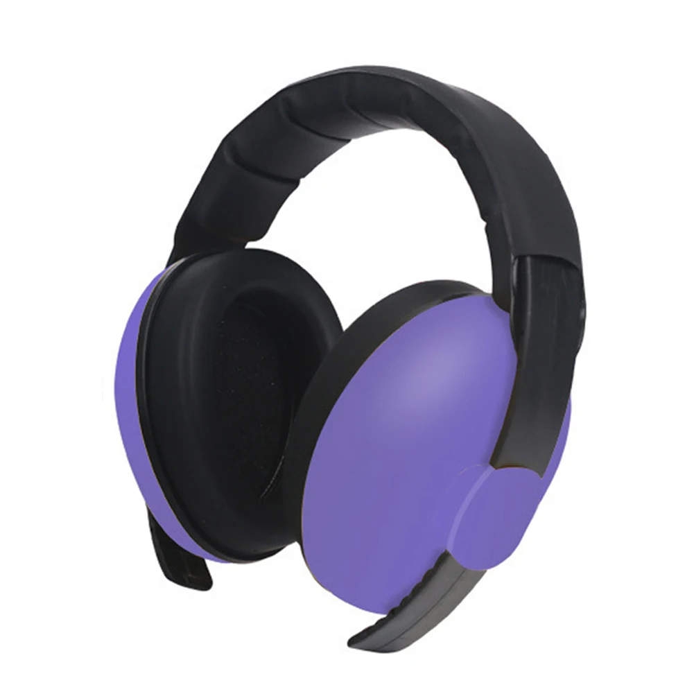 Новинка, хит, детские наушники для защиты ушей, шумоподавляющие наушники, наушники для детей, шумоподавление, слуховой аппарат, SMD66 - Color: purple