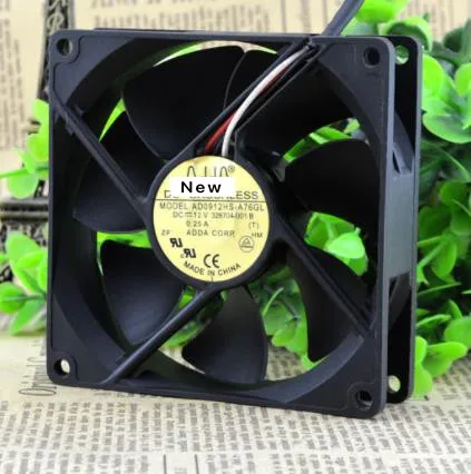 Для ADDA AD0912HS-A76GL Сервер охлаждающий вентилятор DC 12V 0.25A Размеры: 90x90x25 мм 3 провода |
