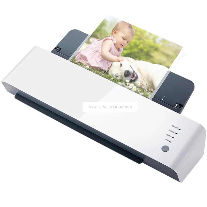 

220V 400W A3/A4/A5 Size Photo Paper Hot/Cold Laminator Coating Quick Warm-up Fast Speed Film Laminating Machine Model L418