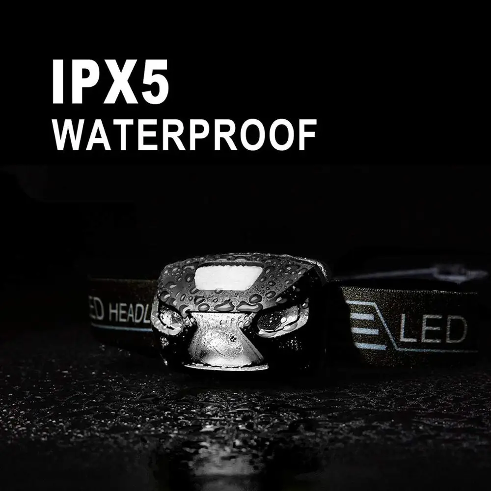 Налобный фонарь с датчиком движения и зарядкой от USB 7000 лм|Налобные LED-фонари| |