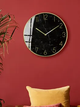 

Nordic Luxury Wall Clock Living Room Slient Gold Creative Modern Design Clock Home Bedroom Simple Metal Fashion Reloj Pared G5B