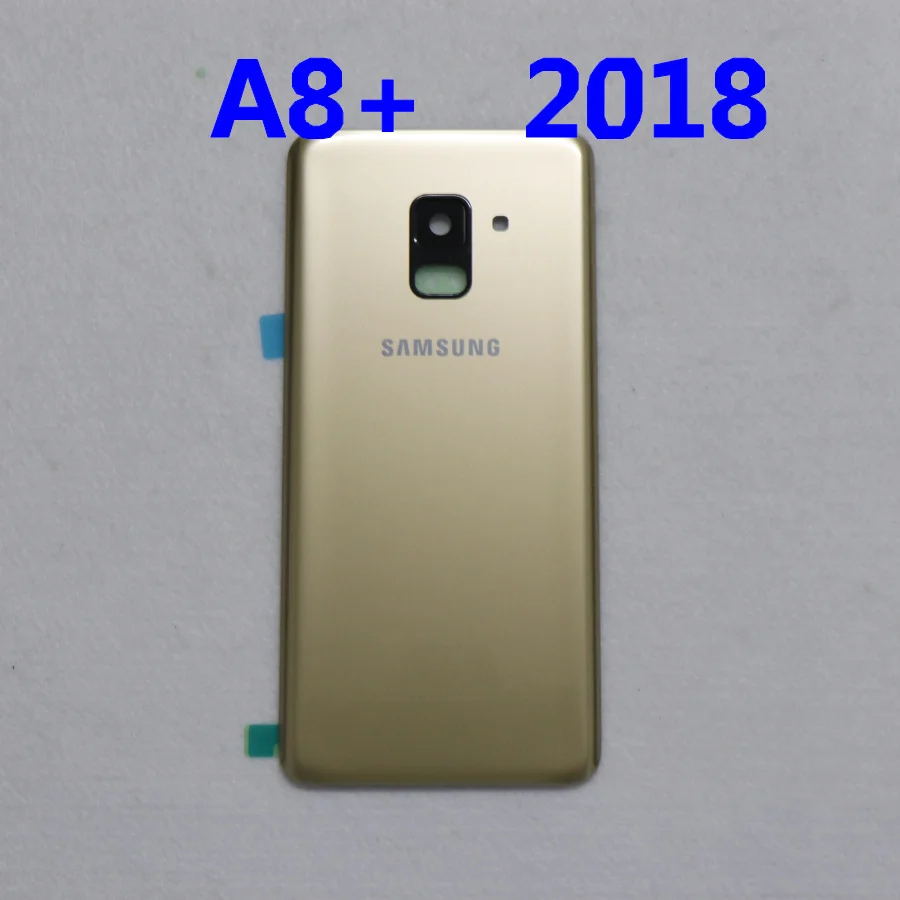 A8 plus gold SAMSUNG Galaxy A8 A530 A530F A8 plus A730 Задняя стеклянная крышка для батареи задняя дверь корпус чехол для SAMSUNG A8 Задняя стеклянная крышка - Цвет: A8 plus gold