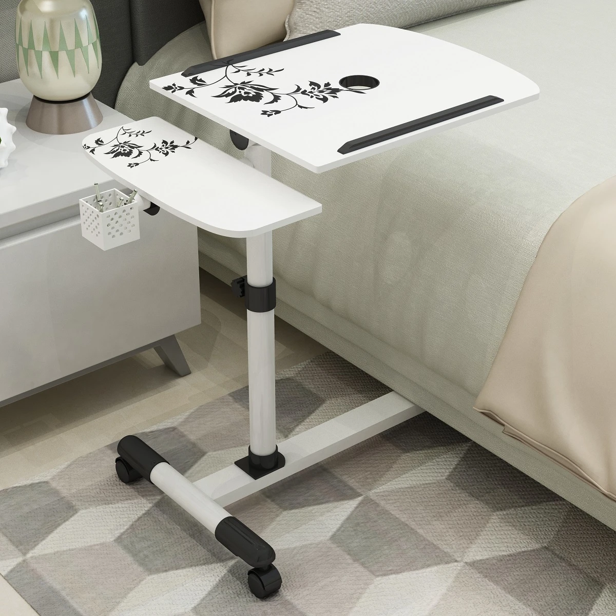 

New Lifting Mobile Notebook Table Computer Desk Bedside Sofa Bed Learning Desk Folding Laptop Table Adjustable Table
