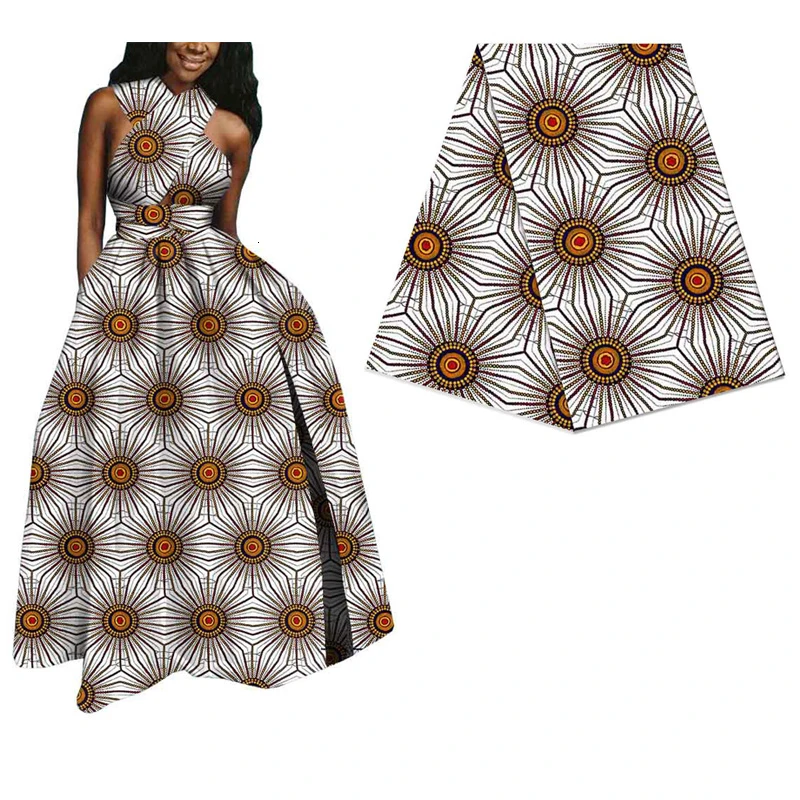 Дизайн Анкара напечатанная настоящая голландская восковая ткань Сделай Сам шитье батик ткань Африканская нигерийская настоящая голландская восковая ткань 500