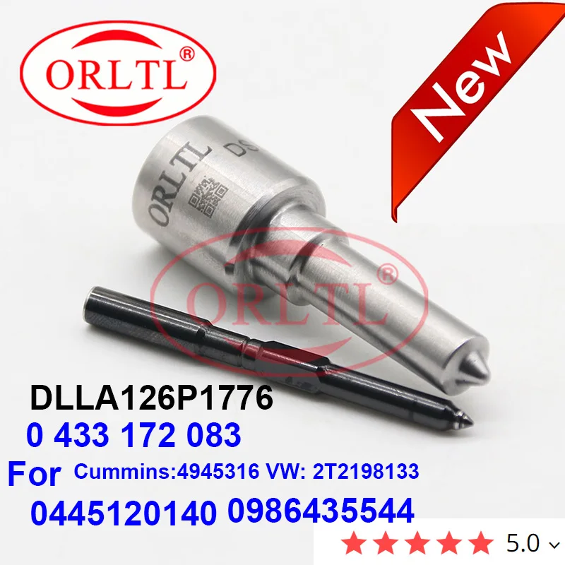 

Форсунка дизельного топлива DLLA126P1776 0 433 172 083 для 0445120140 0 445 120 140 0986435544 Cummins:4945316 VW: 2T2198133
