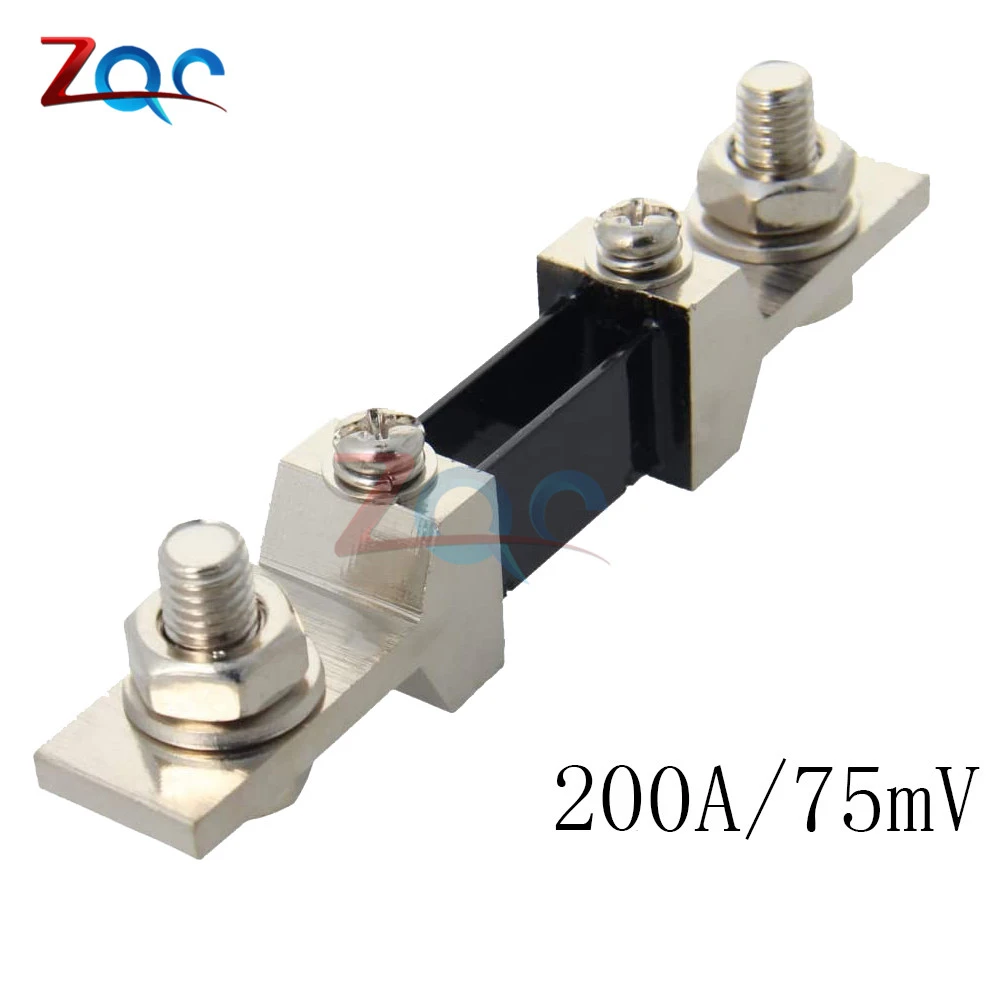 External Shunt Fl2 200a 100a 50a 30a 20a 10a / 75mv Current Meter