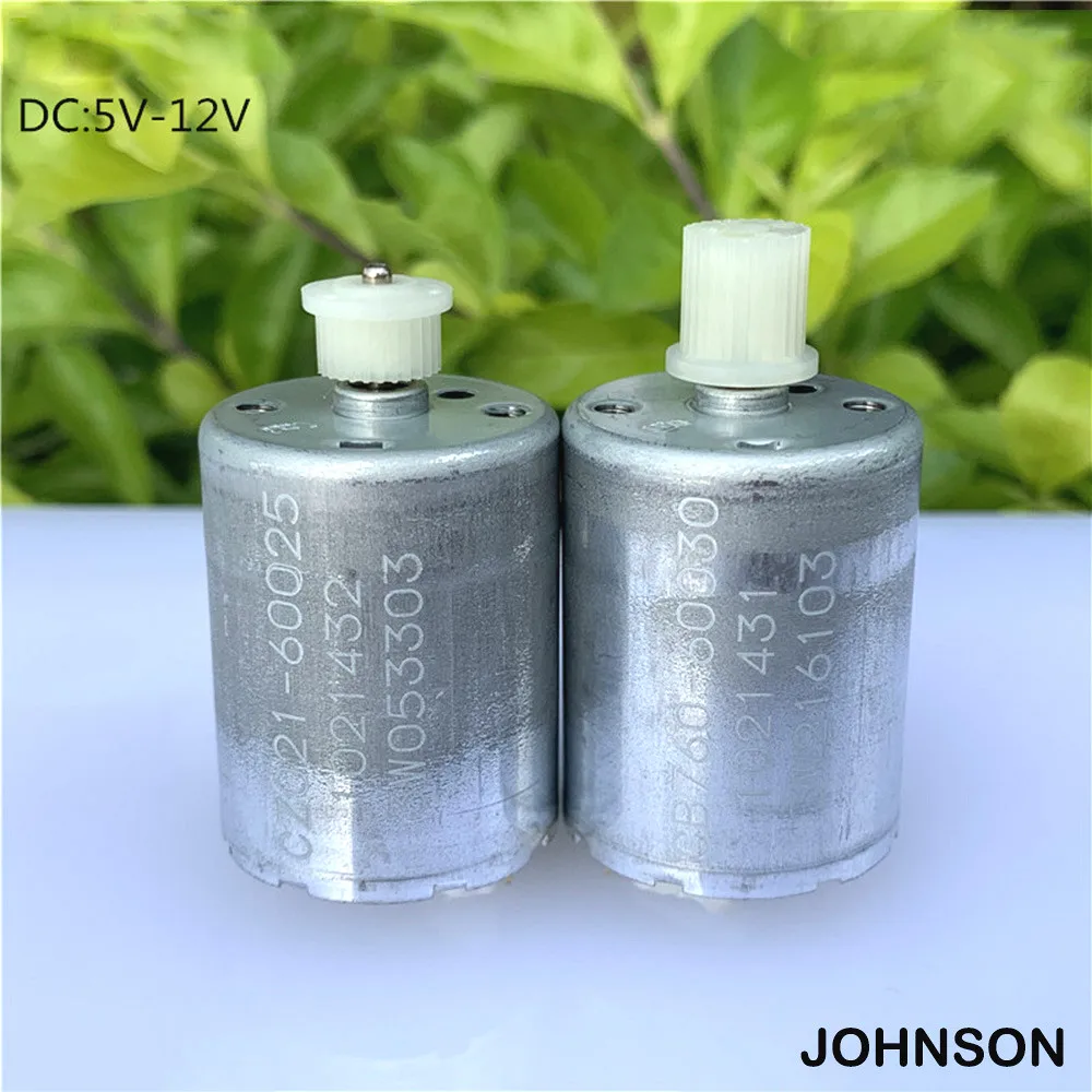 Микро электродвигатель JOHNSON 370 5 в постоянного тока 7 4 В 12 6250 об/мин средняя