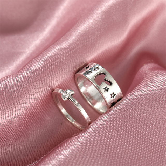 Butterfly Rings Set 12Pcs For Women Men Lover Colorful Rings Friendships Engagement Wedding Open Jewelry Friends Couple