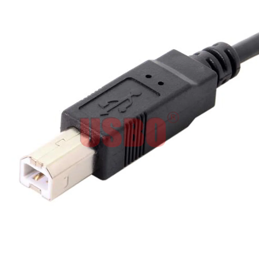 Высококачественный локоть 90 градусов черный 0 2 м USB стандартный штекер принтер