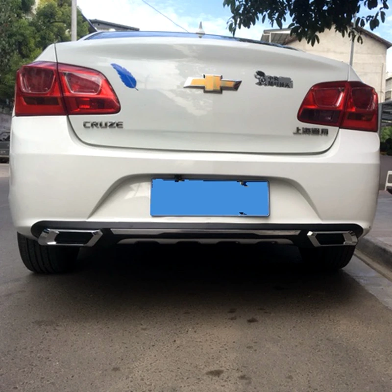 Для Chevrolet Cruze задний бампер диффузор защитные бамперы красиво украшенные для Chevrolet Cruze обвес бампер