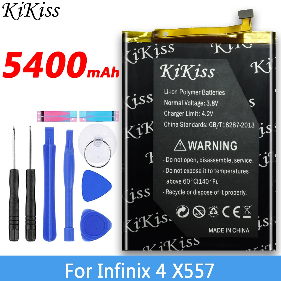 5400mAh BL 39AX для Infinix 4 X557 батарея сотового телефона большая мощность