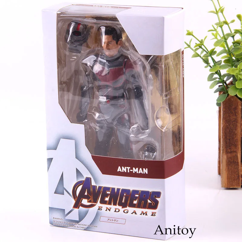 with colorful box Marvel Мстители 4 фигурки SHF эндшпиль муравей ОСА Джанет Марвел Мстители, человек-муравей ОСА фигурка ПВХ модель игрушки - Цвет: with colorful box