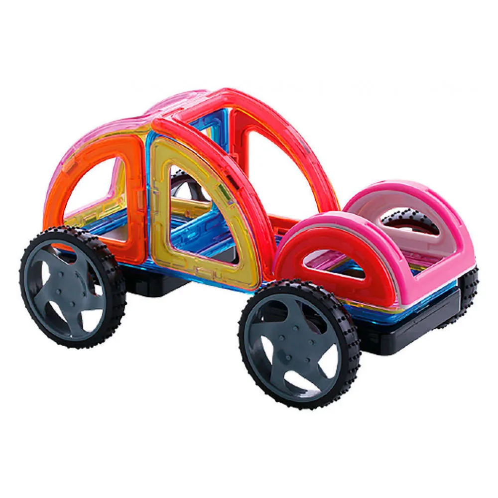 Магнитный конструктор Машинка Магнитой 14 деталей LL-1007