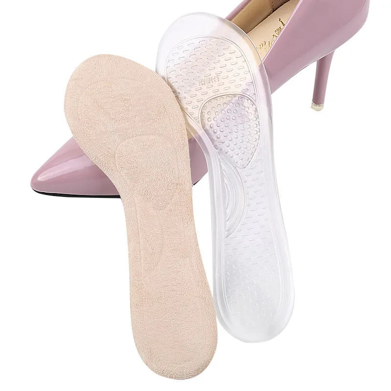 1 Pair Anti-Slip 3/4 Length Shoes Insole Arch Support Massaging Orthopedic Insoles for High Heels Women Gel Metatarsal Cushion | Обувь