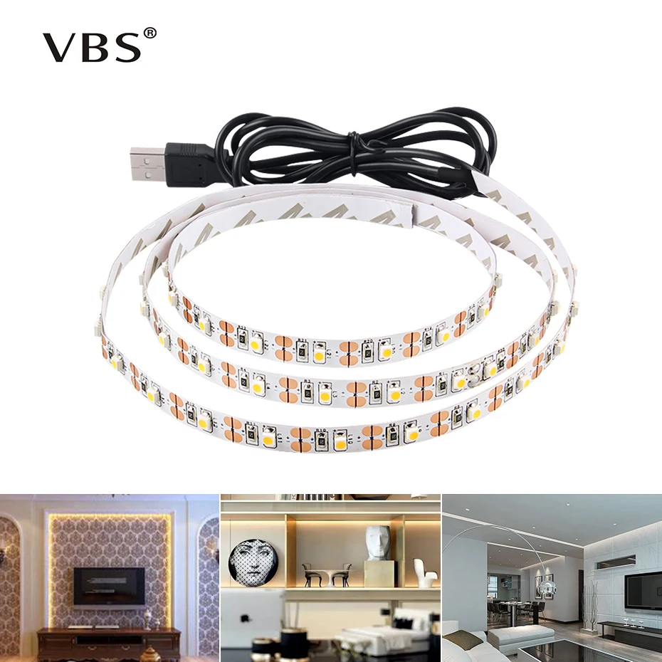 

LED Motion Sensor light strip /Touch Dimmable LED stripe /USB Power Light strip 1-3m for Cabinet Stair background Decor A1