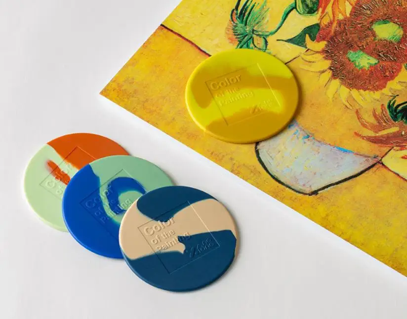 Xiaomi color coaster Ван Гог анти-обжигающий коврик для обеденного стола умный дом