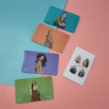 

5Pcs/Set MAMAMOO Album Reality In BLACK Self Made Paper Lomo Card Photo Card Poster Photocard Fans Gift Collection