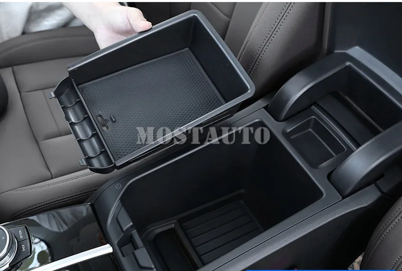 Для BMW X3 G01 X4 G02 внутренняя консоли Подлокотник вставить коробка для хранения