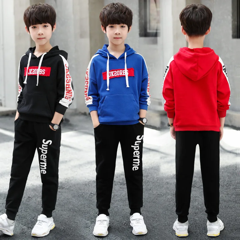

Boys' Clothes Spring And Autumn Casual Two-Piece Set 2019 New Style Children Spring Sports Korean-style Boy Clothes