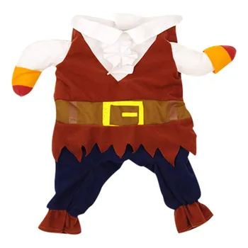 

Halloween Pet Dogs Costume Cool Pirates Of The Caribbean Style Cat Cosplay Clothes Pet Products