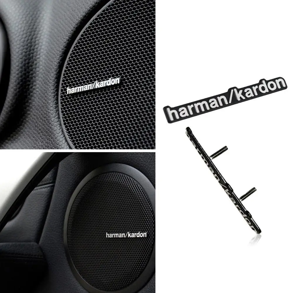 3 шт. Hi-Fi колонка harman/kardon аудиоколонка 3D алюминиевая эмблема стерео с 2 штырьками
