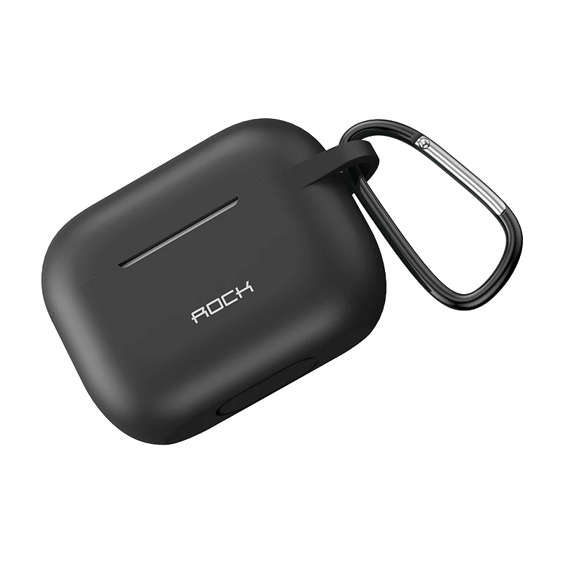 Чехол для наушников ROCK для Apple AirPods Pro силиконовый чехол для Bluetooth наушников Air Pods Pro чехол защитная сумка аксессуары