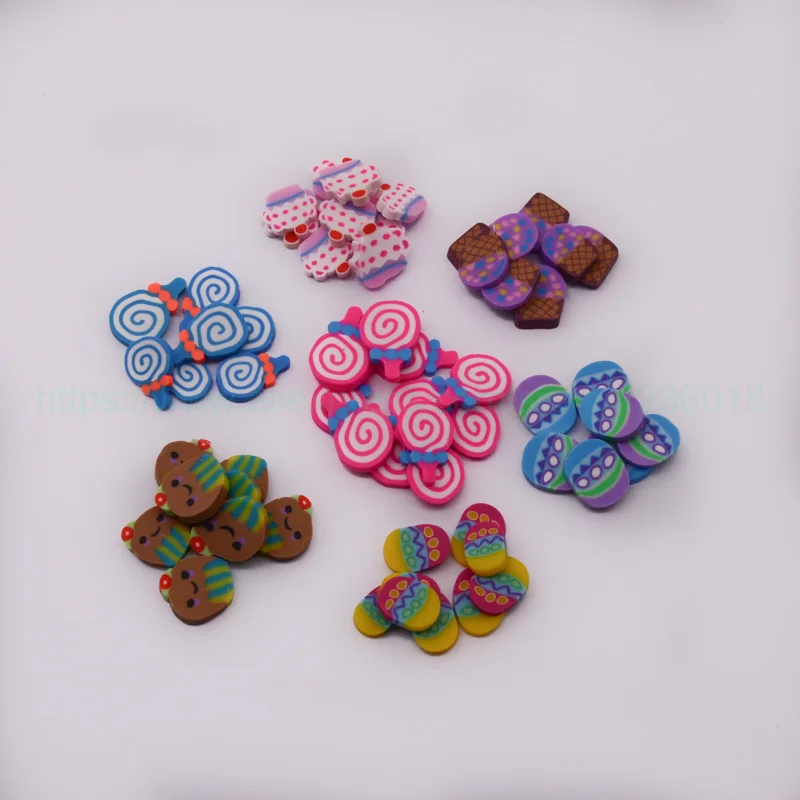 

65g mid size Cakes Pastries,Ice Cream shape Colorful Clay Sprinkle for Phone Decoration,Scrapbook DIY,Crystal Mud Filling