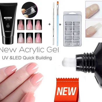 

4pcs/set Poly Gel Kit Nail Extension Gel Quick Building Gel Nail Polish for Nail Extensions Nail Art Set MH88