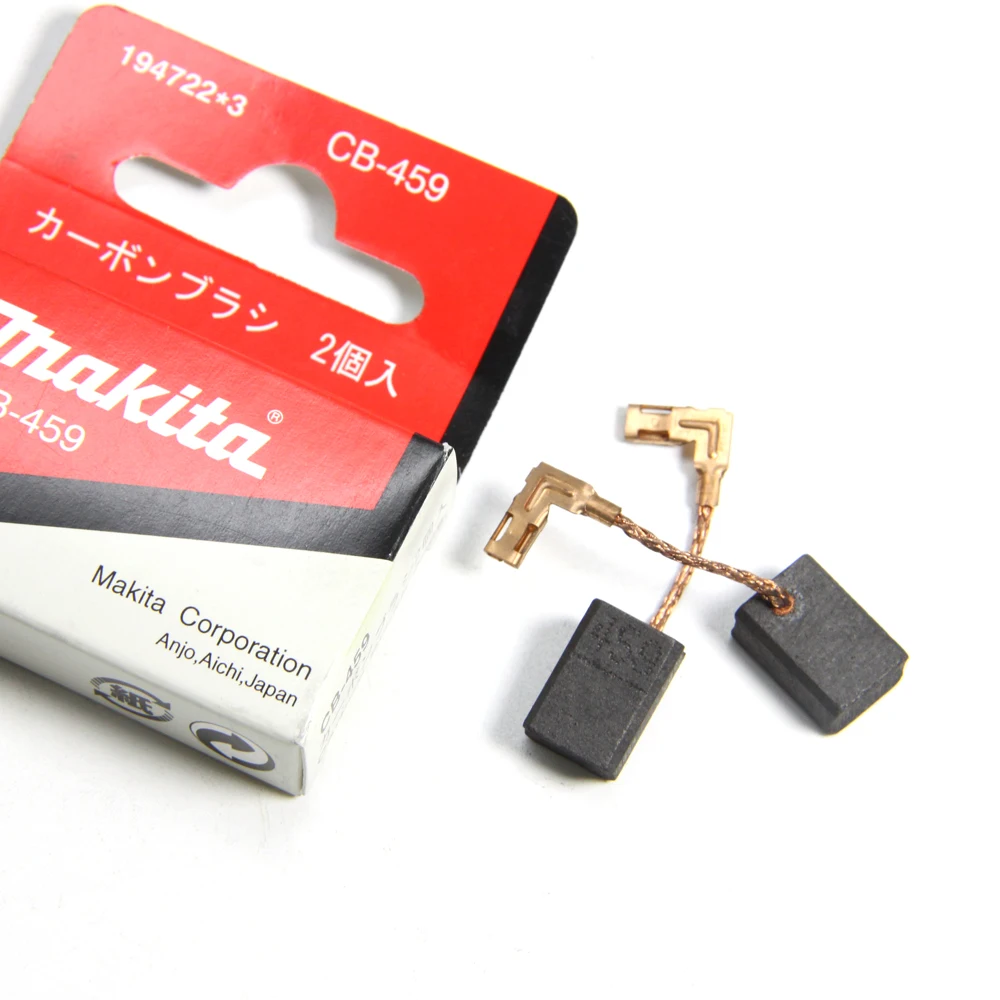 Original Makita Carbon Brushes CB459 Power Tools Spare Parts for 