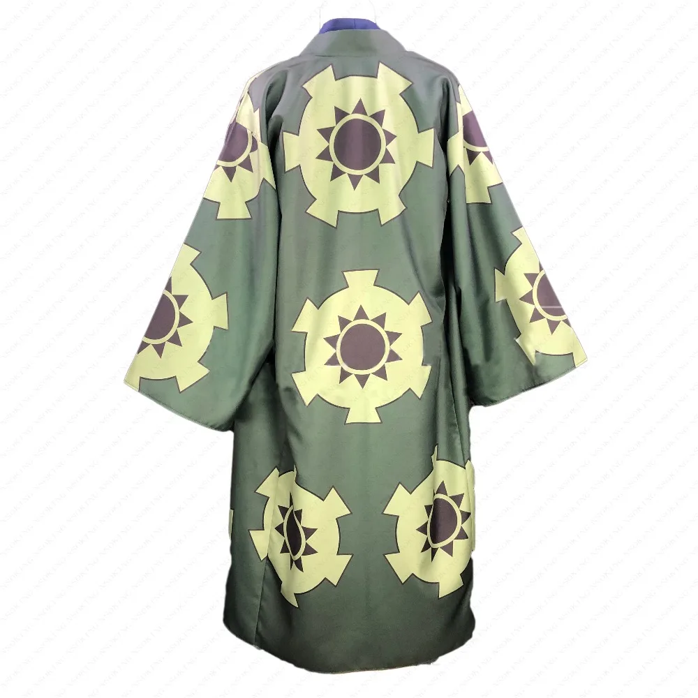 Anime ONE PIECE Wano Roronoa Zoro Bathrobe kimono Cosplay Costume Custom Made